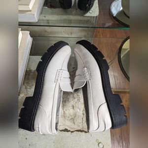 Universal Thread white chunky loafers